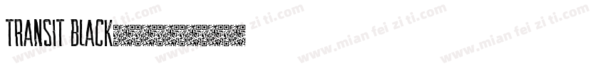 Transit Black字体转换